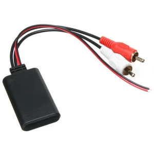Auto Stecker Autoradio AUX 12 V Bluetooth Adapter Kabel RCA Stecker Audio Universal - Bild 1 von 5