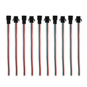 5 pares de enchufes de pines JSTSM 2/3/5 macho a hembra conector de cable luz LED con cable - Imagen 1 de 20