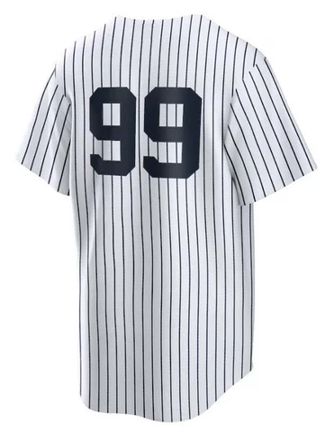 Aaron Judge Jersey #99 Mens Pinstripe Large and Extra Large NWT Cover