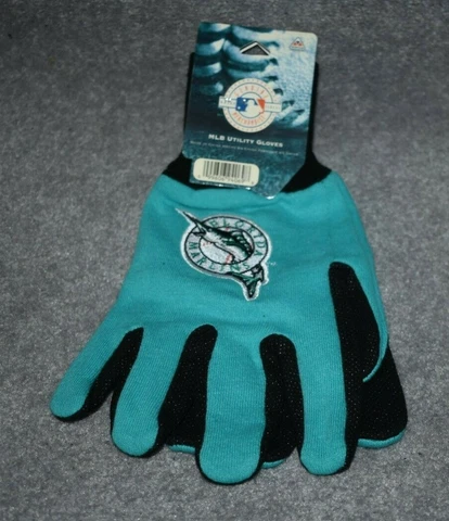 ADULTS FLORIDA MARLINS MLB ALL PURPOSE/UTILITY WORK GLOVES Cover