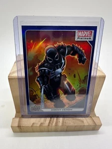 TARJETA ARCO IRIS AZUL PLATINO AGENTE VENOM 2023 MAZO SUPERIOR MARVEL NO. 94 - Imagen 1 de 6