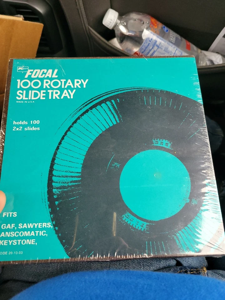 NEW/SEALAED FOCAL 100 ROTARY SLIDE TRAY - HOLDS 100 2X2 SLIDES -  - Image 1 of 4