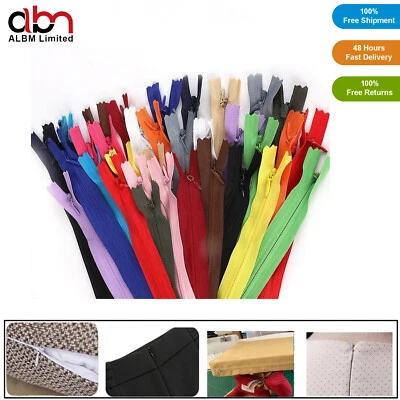 Invisible Zip Concealed Closed end Zips #3 12 inch to 22 inch - Image 1 of 4
