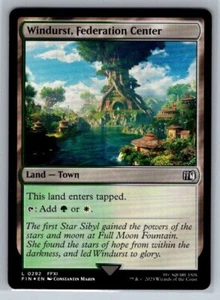 Windurst, Federation Center Foil Final Fantasy Magic the Gathering MTG - Picture 1 of 2