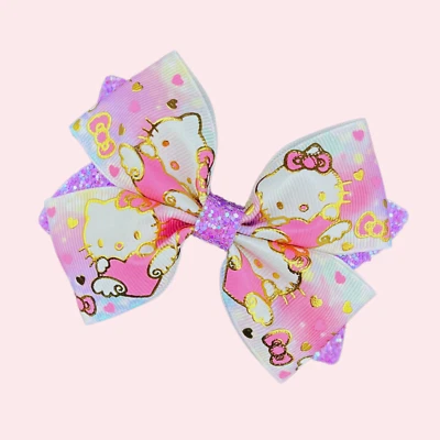 Lazo para el cabello Hello Kitty, lazos para el cabello para niñas, lazos para niños pequeños Foto 1 de 2