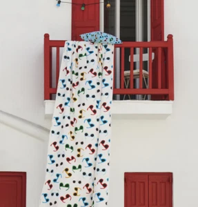 Tessuto multicolore bianco IKEA SOMMAR 2019 3 metri 300 x 150 cm nuovo - Foto 1 di 3