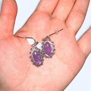 Purple Kendra Scott Earrings - Picture 1 of 1