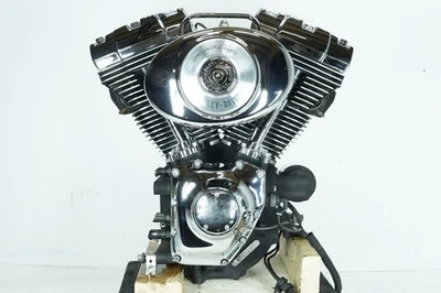 2001 Harley Touring FLHRI Road King OEM EFI Twin Cam 88 Engine Motor Assy 43K Foto 1 de 4