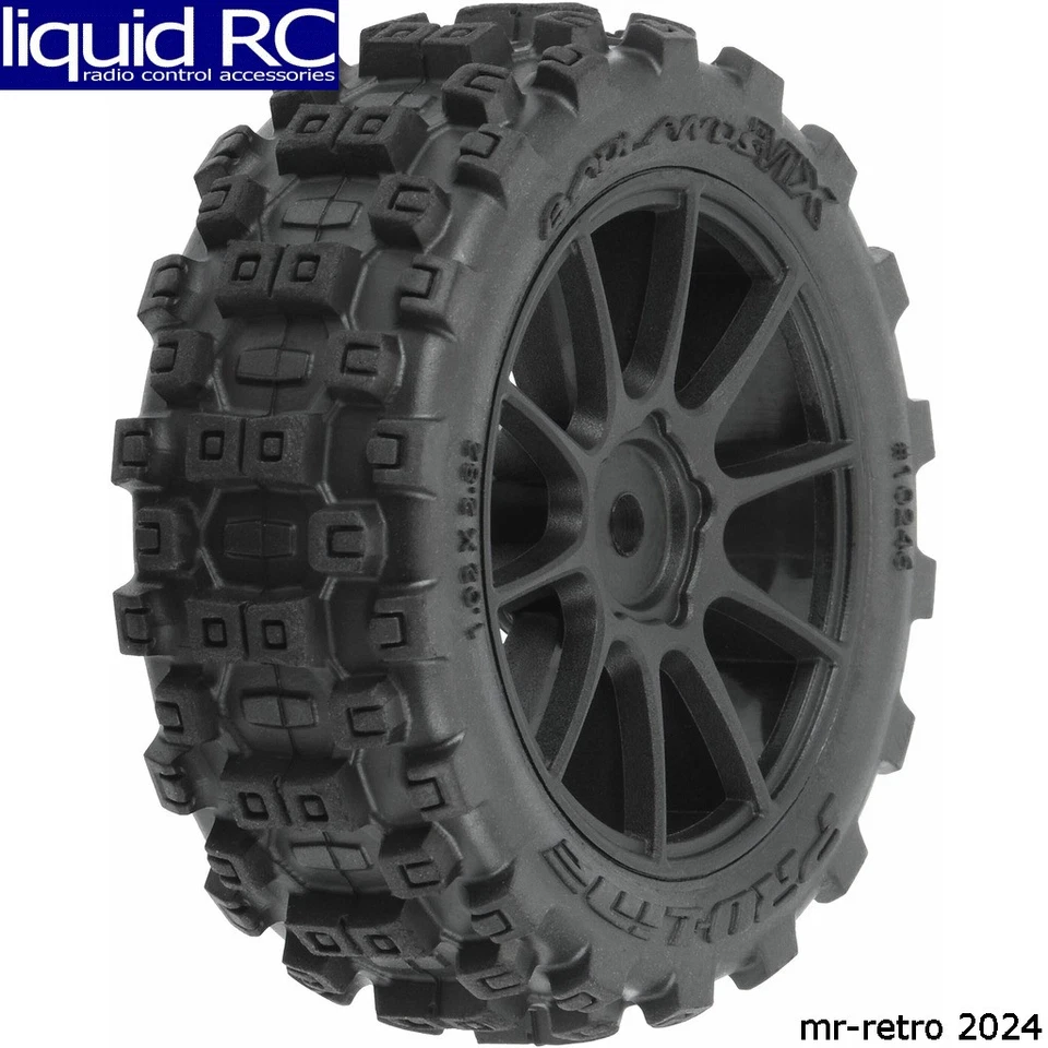 Pro-Line 1024610 Badlands MX 1.9 All-Terrain Buggy Tires 4 Mounted on Mach-10 - Image 1 of 1