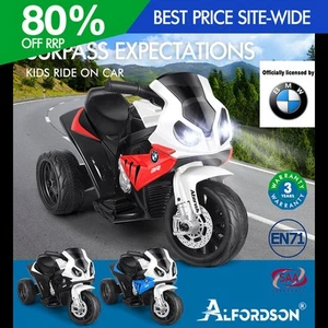 BMW Kids Ride On Car Motorbike S1000RR Licensed Electric Toys Police Bike - Picture 1 of 37