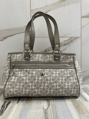 Borsa a mano Coach Chelsea Bias Signature Tote Bag F17179 grigia