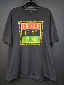 Vintage Late 90s Y2K Black Heritage T Shirt Size XL - Picture 1 of 3