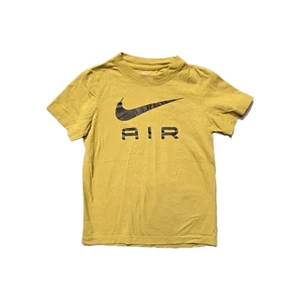 Nike AIR  Tee Boys  Mustard Yellow  XS Youth Tshirt  100% Cotton - Picture 1 of 4