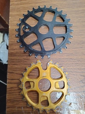 2 Bicicletas BMX Spike Bike Antiguo Stock Tree Bicycle Company 7075 T6 28t 22 Mm Dorado Foto 1 de 4