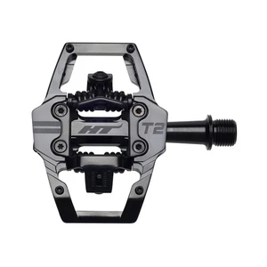 HT Pedals T2 Clipless Platform Pedals, CrMo - Stealth Black - Picture 1 of 1