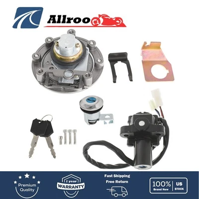 NEW Ignition Switch Lock Set Gas Cap & Key For Yamaha YZF R1 2004-2015 R6 06-15 - Image 1 of 4