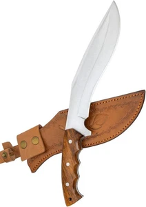 Handmade D2 Steel 14" Bowie Knife – Full Tang Hunting & Survival Knife w/ Sheath - Picture 1 of 4