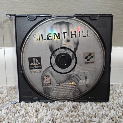 PS1 Silent Hill PlayStation 1 Disc Only Black Label 1999 Konami Horror Untested - Image 1 of 4