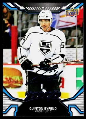 2022-23 Upper Deck MVP Blue Script Quinton Byfield #198 Los Angeles Kings - Image 1 of 2