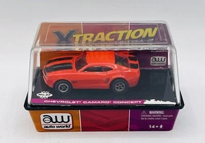 CHEVY CAMARO CONCEPT 2009 AUTO WORLD X TRACTION ULTRA-G ELECTRIC SLOT CAR - Picture 1 of 6