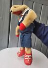 Vintage 80s / 90s Gordon The Gopher Hand Puppet In Dungarees With Squeak 