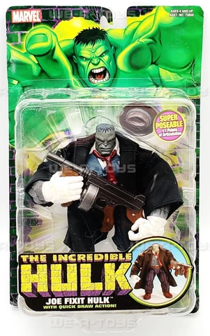 Marvel's The Incredible Hulk Joe Fixit Hulk Action Figure Toy Biz 2004 NRFP Cover