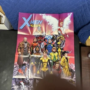 Marvel Comics X-Men Prime Promo Poster 2017 Folded 24x36 Unused - Picture 1 of 3
