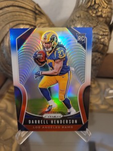 Darrell Henderson 2019 Panini Prizm Red White Blue RWB Rookie RC Rams 📈🚀
