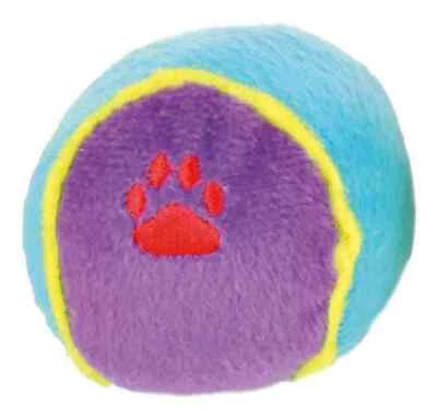Hundespielzeug Ball 24x Spielball Plüsch Spielzeug Hund Stimme Quietschie - Bild 1 von 3