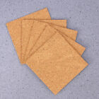 28 Pcs Wooden Backing Sheets Wooden Pads Self-Adhesive Coasters Cork Coasters