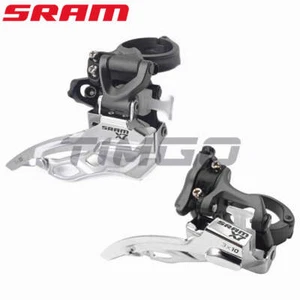Sram X7 MTB Bike Front Derailleur 3x10 Speed Top/Down Swing 34.9/31.8mm - Picture 1 of 10