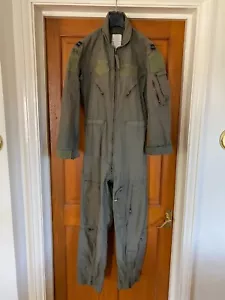 US Military Flyers Coveralls Flying Suit 36S Sage Green CWU-27/P Equa Industries - Foto 1 di 9