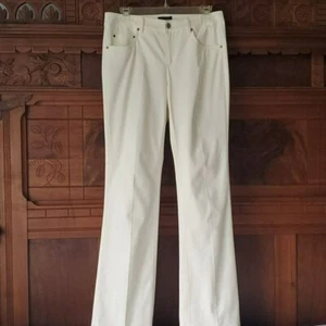 Woman Brand Off White Flare Pants Slacks (Actual Waist 30") 4 - Picture 1 of 8