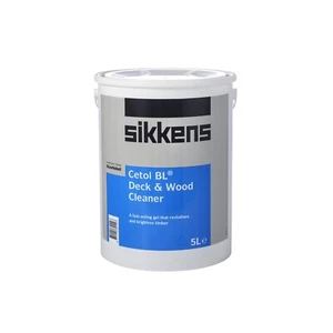Sikkens 5L Cetol BL Deck And Wood Cleaner Fast Acting Gel - Works in 15 Mins - Picture 1 of 3