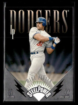 Leaf Preferred #5 1996 Mike Piazza Steel Power #/5000 Foto 1 de 2