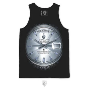 OG Abel Time Is Money Platnium No Love All Hustle Urban Men's Tank Top TNK120 - Picture 1 of 3