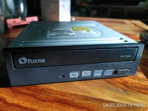 Retro 💻 IDE 💿 Unità Registratore Masterizzatore Plextor PX-750A CD DVD Nero 📀💯✅ - Foto 1 di 4