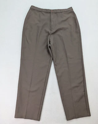 Bend Over Vintage Women's Pants Slacks Size 24 Tall Taupe Brown Polyester - Image 1 of 4