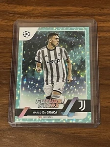 Marco Da Graca 2023 Topps Chrome UEFA #101 Future Stars Aqua Refractor /299 - Picture 1 of 2