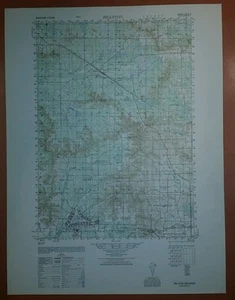 1940er Armee Topo Karte Millston Wisconsin 2872 II Camp McCoy - Bild 1 von 3