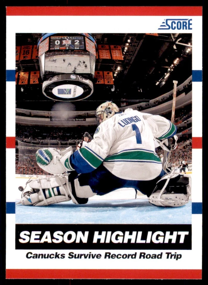 2010-11 Score Roberto Luongo #14 - Image 1 of 2