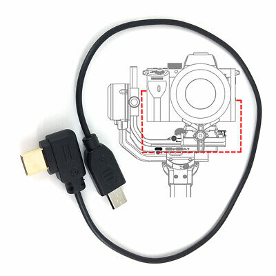 Type-C To Micro USB Camera Control Cable For Sony A7 A6400 DJI RSC2 RS2 RS3 Pro • 12.96€