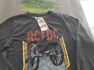 Men's AC-DC Graphic Fleece Sweatshirt (Size S) For Those About To Rock We Salute - Picture 1 of 11