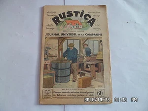 RUSTICA N°16 18/4/1937 CONSTRUIRE UN EXTRACTEUR CENTRIFUGE CHICORE A CAFE G14 - Bild 1 von 1