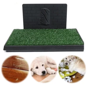 Puppy Turf Reusable Artificial Grass Training Pads Portable Dog Litter Box - Picture 1 of 12