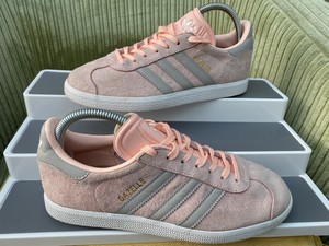 adidas gazelle womens white leather