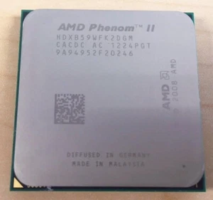 AMD Phenom II X2 B59 3.4GHz 2x512KB/6MB L3 Socket AM3 Dual-Core CPU Processor - Picture 1 of 4