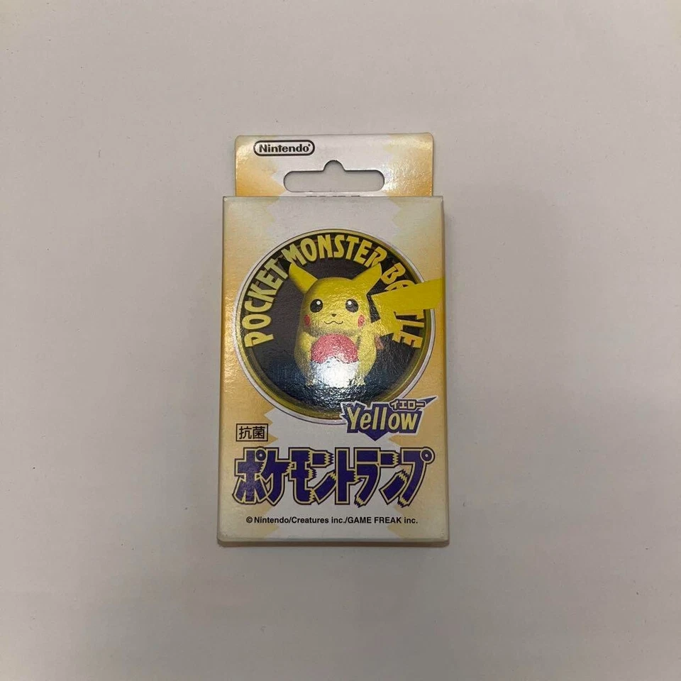 Nintendo Pokemon Playing Cards Yellow 3d 1998 Released