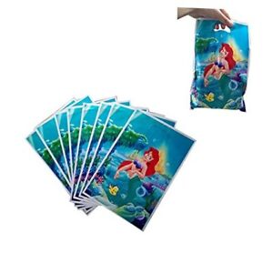  30PCS Mermaid Gift Bags Treat Candy Bags Mermaid 1 Count (Pack of 30) sky blue