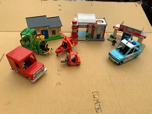 Postman Pat Bundle Van Ted Glen Workshop Post Office Car PC Selby - Picture 1 of 10